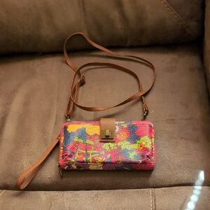 Sakaroots Floral Crossbody Bag, Wristlett, or Wallett